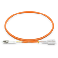 25m (82ft) LC UPC to SC UPC Duplex OM2 Multimode LSZH 2.0mm Fiber Optic Patch Cable SFPS