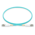 25m (82ft) LC UPC to LC UPC Duplex OM4 Multimode LSZH 2.0mm Fiber Optic Patch Cable SFPS