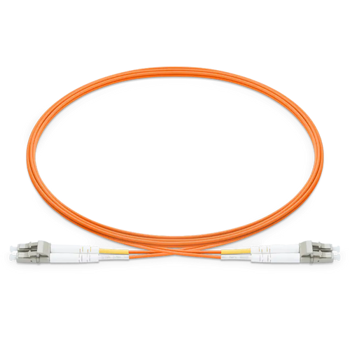 0.5m (1.6ft) LC UPC to LC UPC Duplex OM2 Multimode LSZH 2.0mm Fiber Optic Patch Cable SFPS