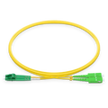 0.5m (1.6ft) LC APC to SC APC Duplex OS2 Single Mode LSZH 2.0mm Fiber Optic Patch Cable SFPS