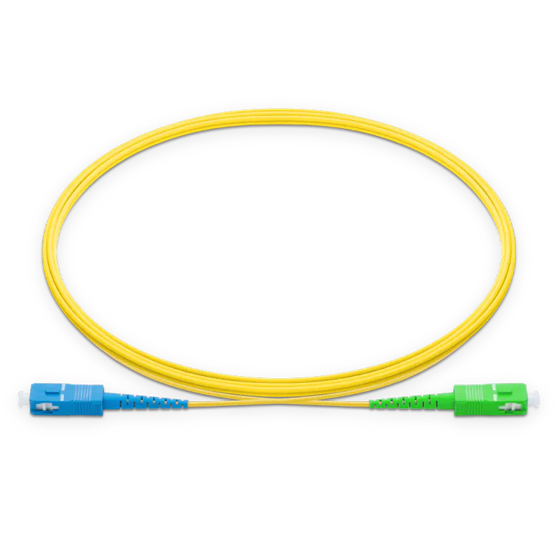 1.5m (5ft) SC UPC to SC APC Simplex OS2 Single Mode LSZH 2.0mm Fiber Optic Patch Cable SFPS