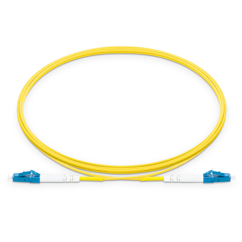 25m (82ft) LC UPC to LC UPC Simplex OS2 Single Mode LSZH 2.0mm G.657.A2 Fiber Optic Patch Cable SFPS