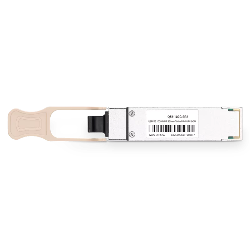 NVIDIA/Mellanox Compatible 100GbE SR2 QSFP56 PAM4 850nm 100m MPO/MTP-12 UPC Optical Transceiver Module for MMF SFPS