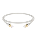 15ft (4.6m) Cat8 Snagless RJ45 Shielded (SFTP) PVC CM Ethernet Patch Cable, 28AWG 100% Copper Wire Off-White SFPS