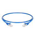 35ft (10.7m) Cat6a Snagless RJ45 Shielded (SFTP) PVC CM Ethernet Patch Cable, 26AWG 100% Copper Wire Blue SFPS