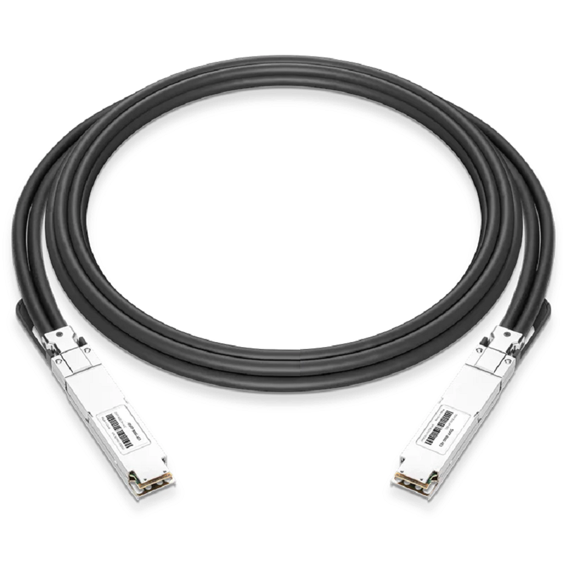 Generic Compatible AEC 3m (10ft) Twin-port 2x400Gb/s OSFP Finned Top to 2x400Gb/s OSFP Finned Top Active Electrical Cable SFPS