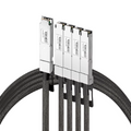 NVIDIA/Mellanox Compatible ACC 3m (10ft) Twin-port 2x400Gb/s OSFP Finned Top to 4x200Gb/s OSFP Flat Top InfiniBand NDR Active Copper Splitter Cable SFPS