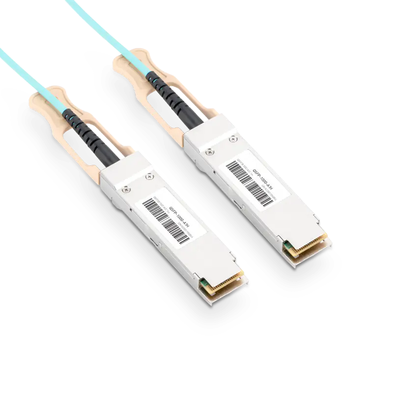 NVIDIA/Mellanox MFA1A00-E004 Compatible AOC 4m (13ft) 100Gb/s QSFP28 InfiniBand EDR LSZH Active Fiber Cable (850nm, MMF) SFPS