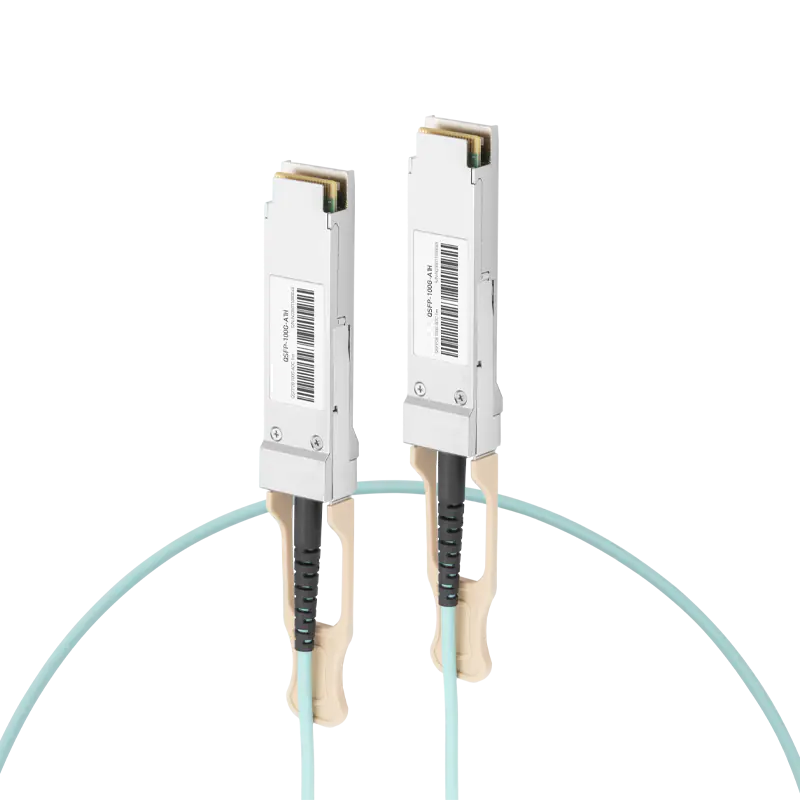 NVIDIA/Mellanox MFA1A00-E010/MFA1A00-E010_FF Compatible AOC 10m (33ft) 100Gb/s QSFP28 InfiniBand EDR LSZH Active Fiber Cable (850nm, MMF) SFPS
