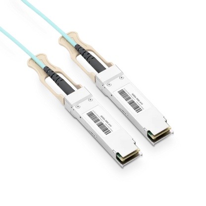 NVIDIA/Mellanox MFS1S50-H010E/MFS1S50-H010V Compatible AOC 10m (33ft) InfiniBand HDR 200Gb/s to 2x100Gb/s QSFP56 to 2xQSFP56 Active Optical Splitter Cable (850nm, MMF, LSZH) SFPS