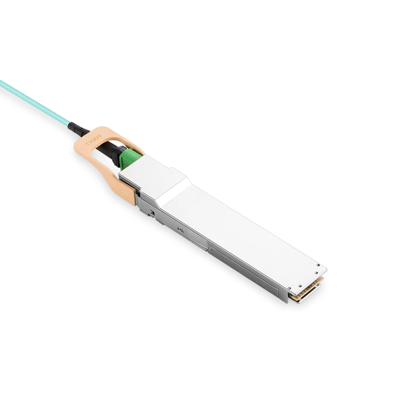 NVIDIA/Mellanox Compatible AOC 50m (164ft) 200Gb/s OSFP to 200Gb/s QSFP56 InfiniBand HDR Active Optical Cable (Flat top, 850nm, MMF, LSZH) SFPS