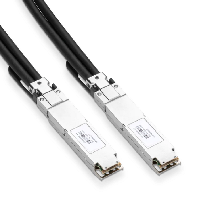 NVIDIA/Mellanox MCP4Y10-N001 Compatible DAC 1m (3ft) Twin-port 800Gb/s OSFP Finned Top to 800Gb/s OSFP Finned Top Passive Copper Cable SFPS