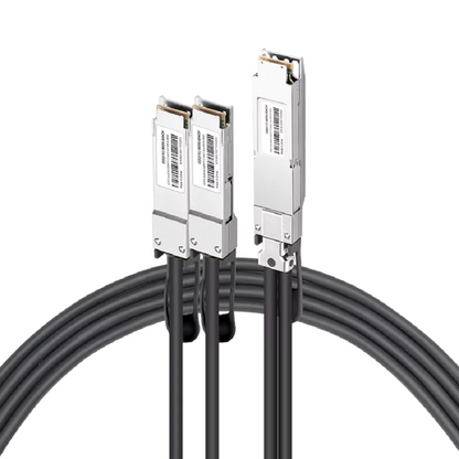 NVIDIA/Mellanox MCP7Y10-N001 (980-9I928-00N001) Compatible DAC 1m (3ft) Twin-port 2x400Gb/s OSFP Finned Top to 2x400Gb/s QSFP112 Flat Top InfiniBand NDR Passive Copper Splitter Cable SFPS