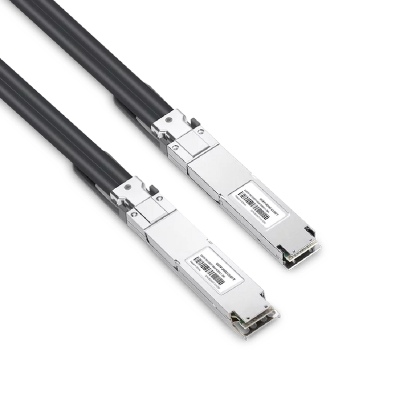 NVIDIA/Mellanox Compatible DAC 1m (3ft) Twin-port 2x400Gb/s OSFP Finned Top to 2x400Gb/s OSFP Flat Top InfiniBand NDR Passive Copper Cable SFPS