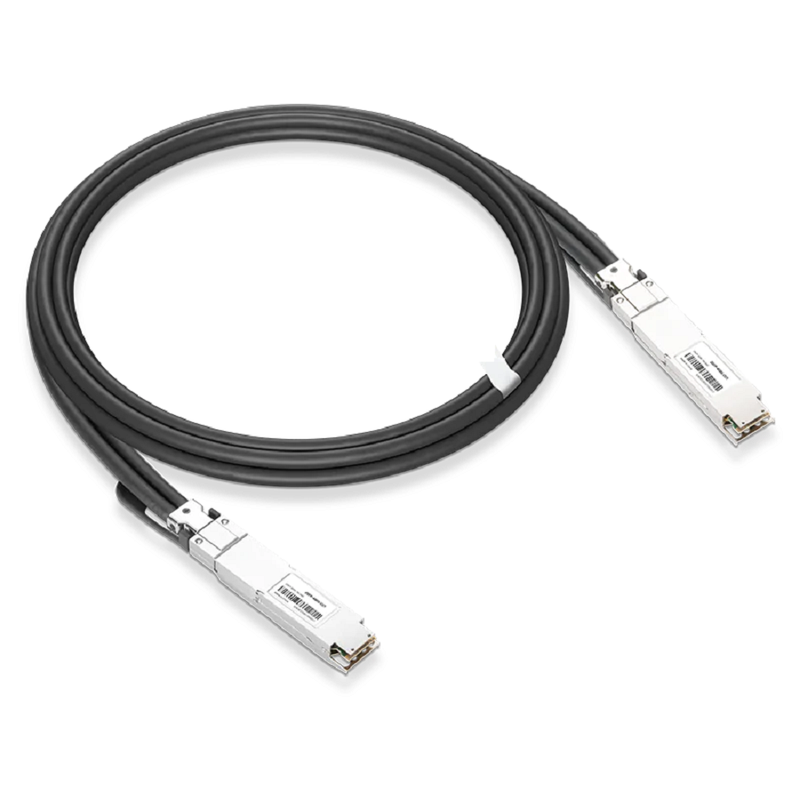 NVIDIA/Mellanox Compatible DAC 1m (3ft) Twin-port 2x400Gb/s OSFP Finned Top to 2x400Gb/s OSFP Flat Top InfiniBand NDR Passive Copper Cable SFPS