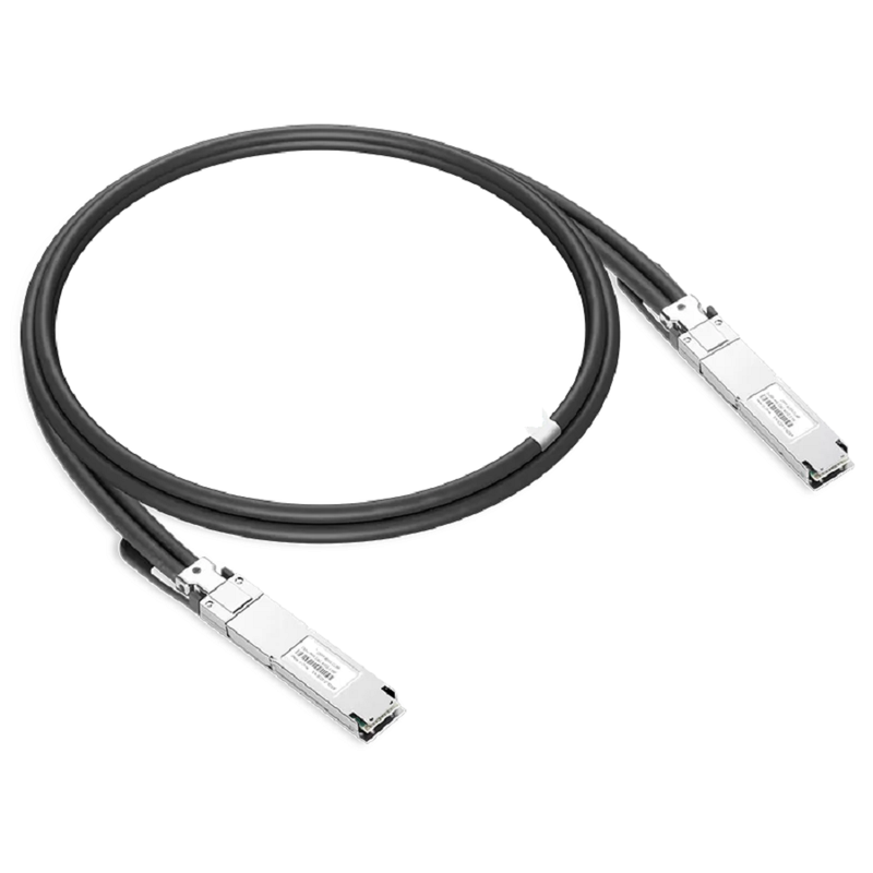 NVIDIA/Mellanox MCP4Y10-N001-FLT Compatible DAC 1m (3ft) Twin-port 2x400Gb/s OSFP Flat Top to 2x400Gb/s OSFP Flat Top Passive Copper Cable SFPS