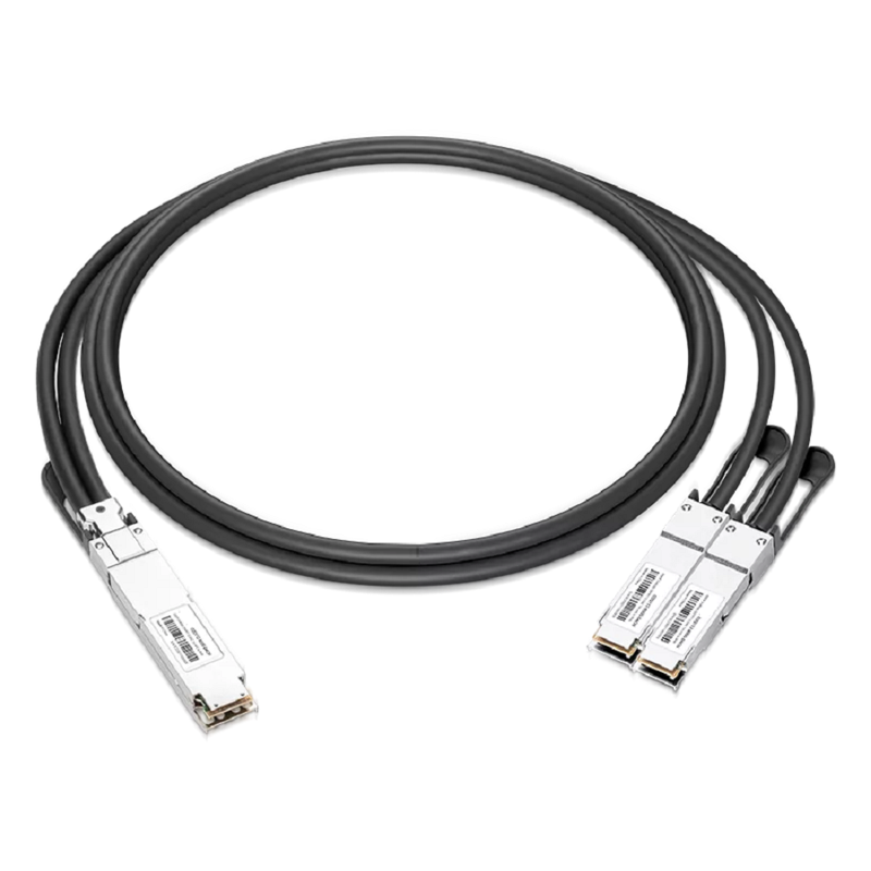 NVIDIA/Mellanox MCP7Y10-N001 (980-9I928-00N001) Compatible DAC 1m (3ft) Twin-port 2x400Gb/s OSFP Finned Top to 2x400Gb/s QSFP112 Flat Top InfiniBand NDR Passive Copper Splitter Cable SFPS