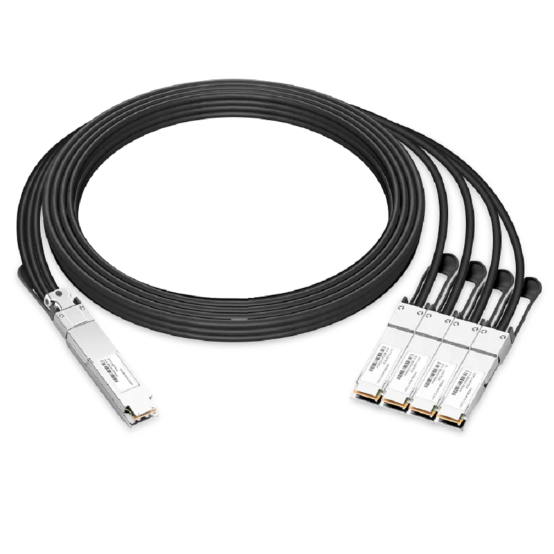 NVIDIA/Mellanox MCP7Y40-N001 Compatible DAC 1m (3ft) Twin-port 2x400Gb/s OSFP Finned Top to 4x200Gb/s QSFP112 Flat Top InfiniBand NDR Passive Copper Splitter Cable SFPS