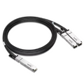 NVIDIA/Mellanox Compatible ACC 1m (3ft) Twin-port 2x400Gb/s OSFP Finned Top to 2x400Gb/s OSFP Flat Top InfiniBand NDR Active Copper Splitter Cable SFPS
