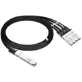 NVIDIA/Mellanox Compatible ACC 1m (3ft) Twin-port 2x400Gb/s OSFP Finned Top to 4x200Gb/s QSFP112 Flat Top InfiniBand NDR Active Copper Splitter Cable SFPS