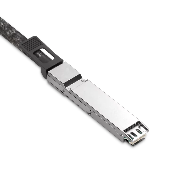 NVIDIA/Mellanox Compatible ACC 1m (3ft) Twin-port 2x400Gb/s OSFP Finned Top to 4x200Gb/s OSFP Flat Top InfiniBand NDR Active Copper Splitter Cable SFPS