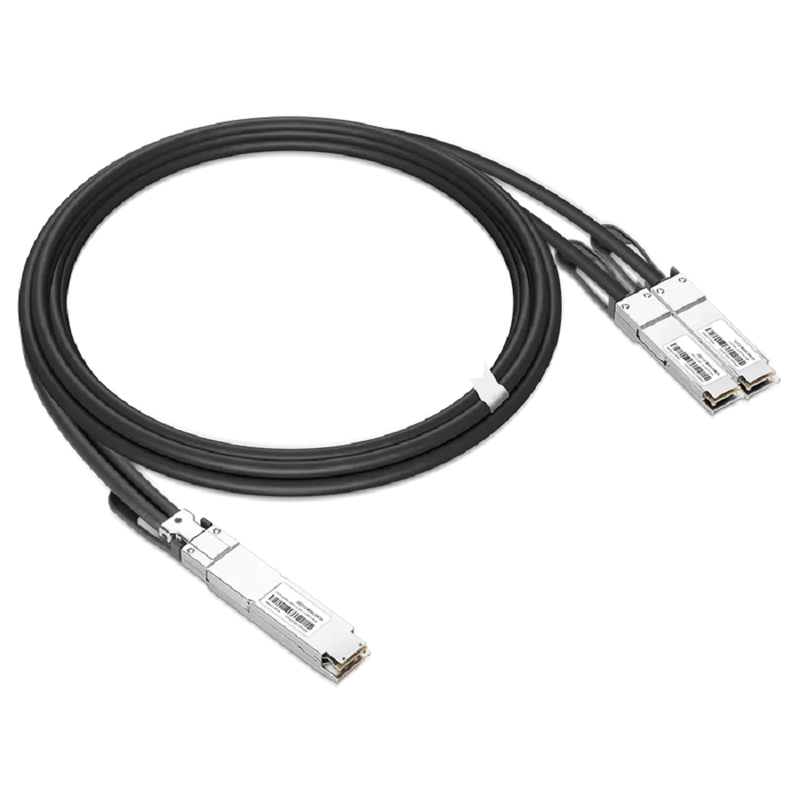 NVIDIA/Mellanox MCP7Y60-H001 Compatible DAC 1m (3ft) 400Gb/s OSFP (Finned Top) to 2x200Gb/s QSFP56 InfiniBand HDR Passive Copper Splitter Cable SFPS