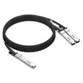 NVIDIA/Mellanox Compatible DAC 1m (3ft) Twin-port 2x800Gb/s OSFP224 IHS/Finned Top to 2x800Gb/s OSFP224 RHS/Flat Top InfiniBand XDR Passive Copper Splitter Cable SFPS