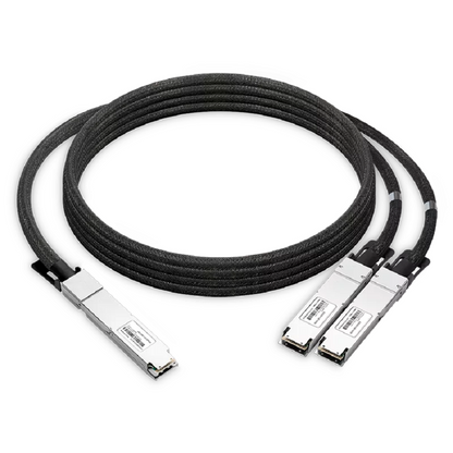 NVIDIA/Mellanox Compatible DAC 1m (3ft) Twin-port 2x800Gb/s OSFP224 IHS/Finned Top to 2x800Gb/s OSFP224 RHS/Flat Top InfiniBand XDR Passive Copper Splitter Cable SFPS