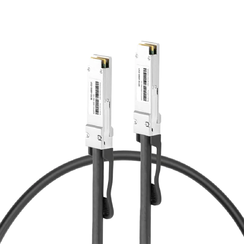 Generic Compatible 1m (3ft) 400G QSFP112 Passive Direct Attach Copper Twinax Cable SFPS