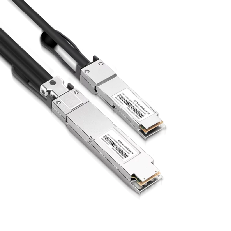 NVIDIA/Mellanox MCP7Y40-N002 Compatible DAC 2m (7ft) Twin-port 2x400Gb/s OSFP Finned Top to 4x200Gb/s QSFP112 Flat Top InfiniBand NDR Passive Copper Splitter Cable SFPS