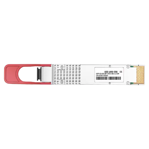 Generic Compatible 400GBASE-ER4 QSFP-DD PAM4 LWDM4 1310nm 40km SMF Duplex LC DOM/DDM Optical Transceiver Module SFPS