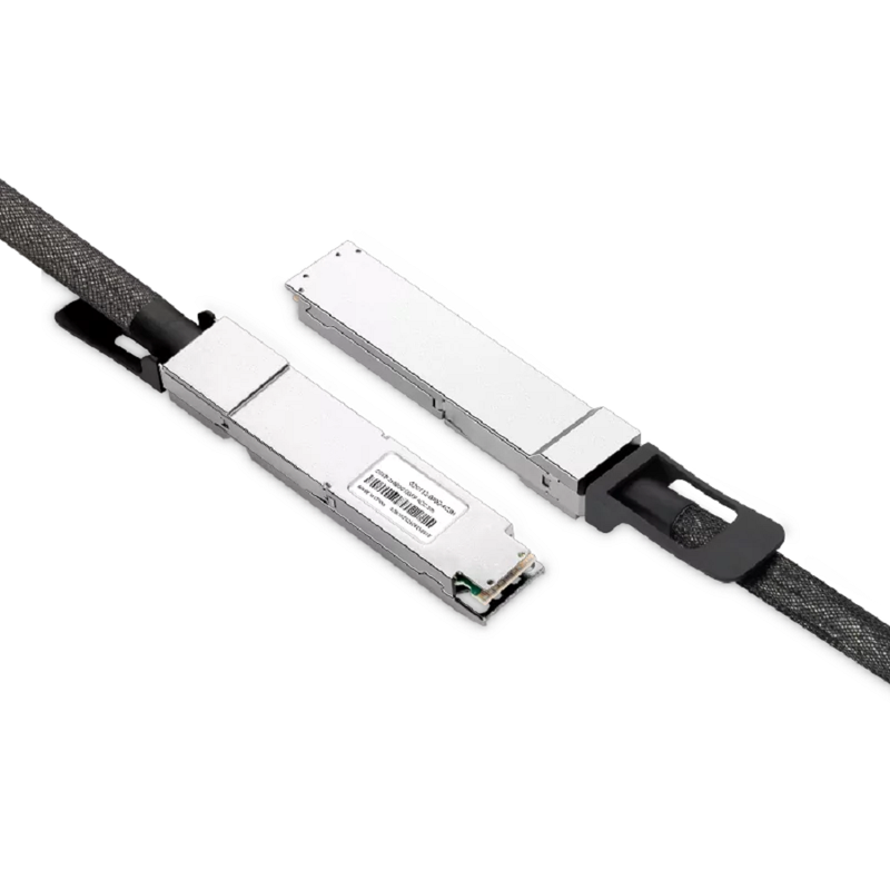 NVIDIA/Mellanox Compatible ACC 3m (10ft) Twin-port 2x400Gb/s OSFP Finned Top to 4x200Gb/s OSFP Flat Top InfiniBand NDR Active Copper Splitter Cable SFPS