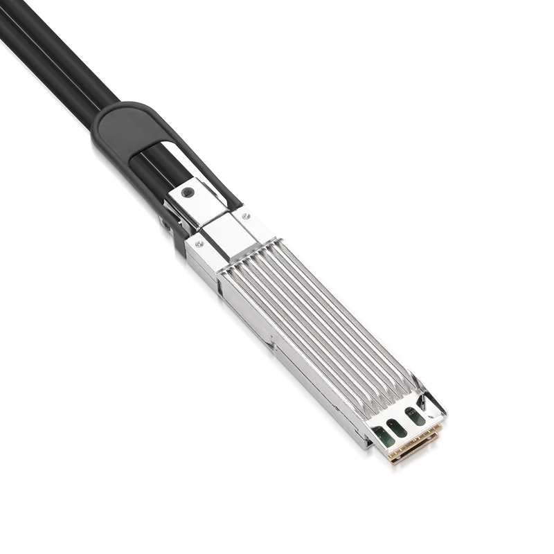 NVIDIA/Mellanox MCP7Y10-N003 (980-9I80P-00N003) Compatible DAC 3m (10ft) Twin-port 2x400Gb/s OSFP Finned Top to 2x400Gb/s QSFP112 Flat Top InfiniBand NDR Passive Copper Splitter Cable SFPS