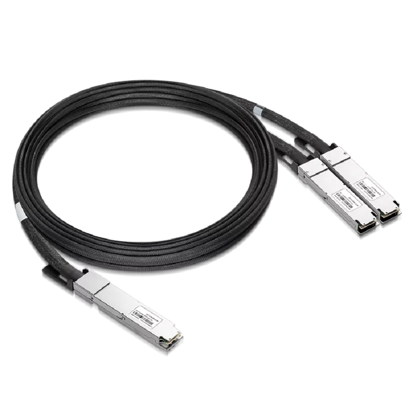 NVIDIA/Mellanox Compatible ACC 3m (10ft) Twin-port 2x400Gb/s OSFP Finned Top to 2x400Gb/s OSFP Flat Top InfiniBand NDR Active Copper Splitter Cable SFPS