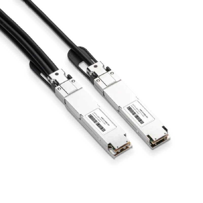 Arista Compatible DAC 1m (3ft) Twin-port 800Gb/s OSFP Finned Top to 4x200Gb/s OSFP Flat Top Passive Copper Splitter Cable SFPS