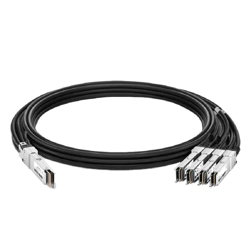 Arista CAB-D-4Q-400G-1M Compatible 1m (3ft) 400G QSFP-DD to 4X100G QSFP56 Passive Direct Attach Copper Breakout Cable 30AWG SFPS