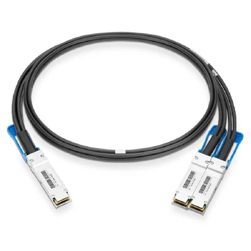 NVIDIA/Mellanox 3m (10ft) 200G QSFP56 to 2X100G DSFP Passive Direct Attach Copper Breakout Cable SFPS