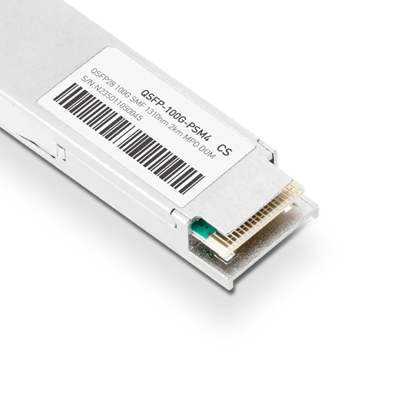 HW Compatible 100GBASE-PSM4 QSFP28 1310nm 2km MPO/MTP-12 Transceiver Module for SMF SFPS