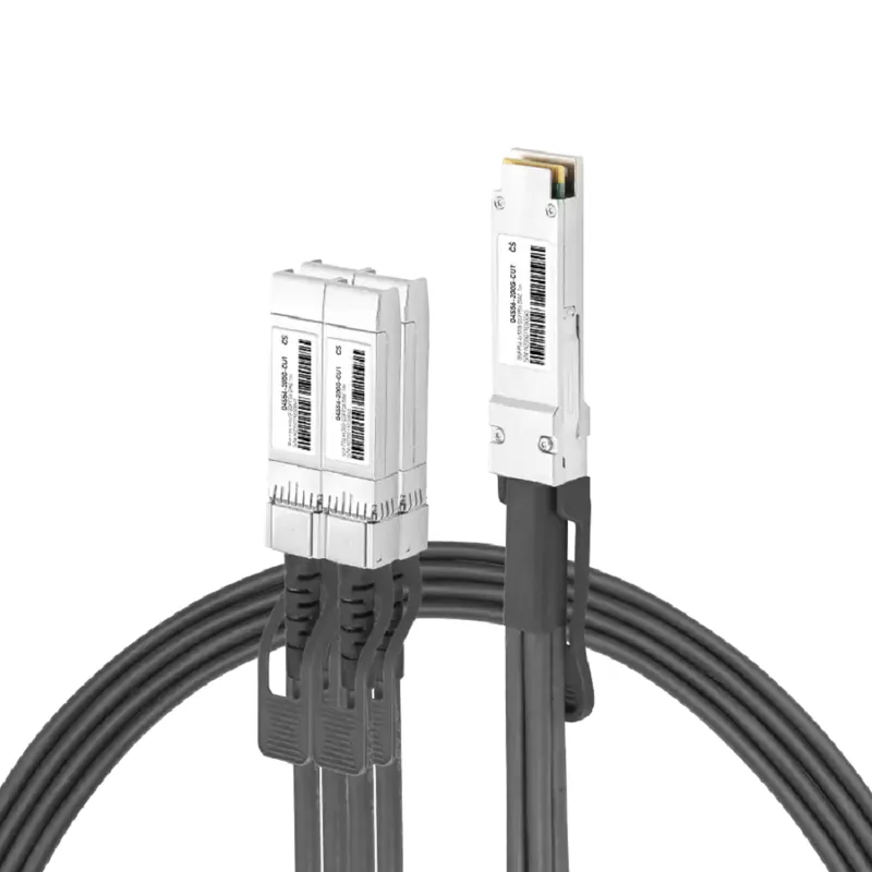 Arista Compatible C-Q200-4S50-1M 1m (3ft) 200G QSFP56 to 4X50G SFP56 Passive Direct Attach Copper Breakout Cable 30AWG SFPS