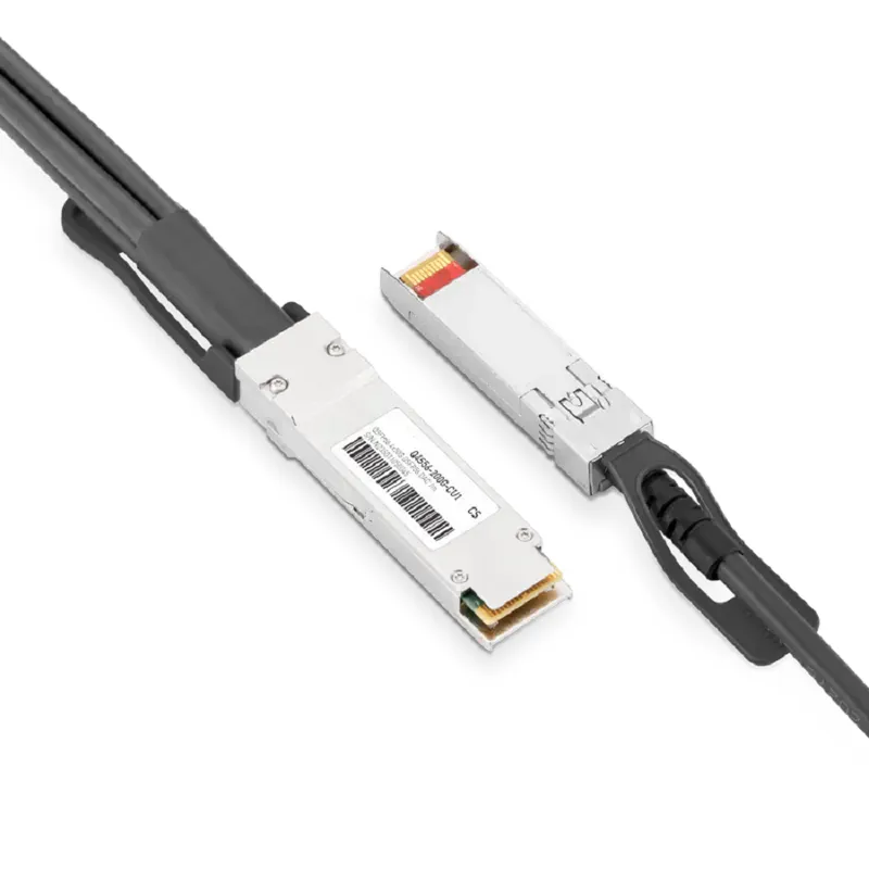 Cisco Compatible 1m (3ft) 200G QSFP56 to 4X50G SFP56 Passive Direct Attach Copper Breakout Cable 30AWG SFPS