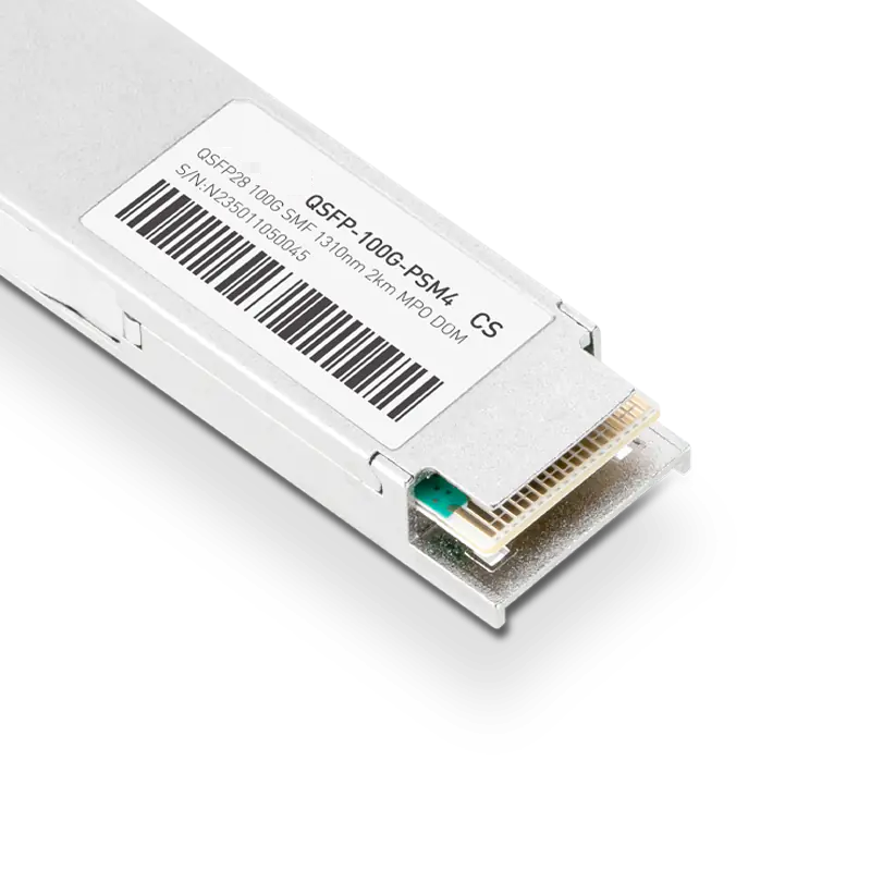 Dell Compatible 100GBASE-PSM4 QSFP28 1310nm 2km MPO/MTP-12 Transceiver Module for SMF SFPS