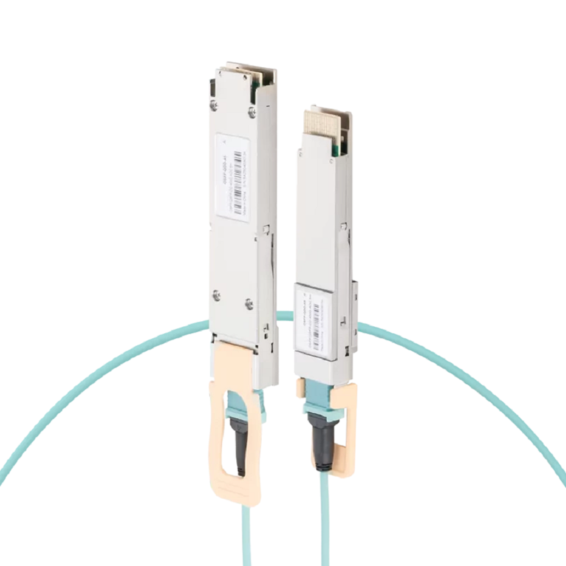 NVIDIA/Mellanox Compatible 25m (82ft) 400G OSFP to QSFP-DD Active Optical Cable SFPS