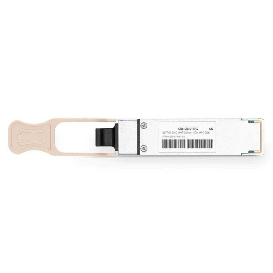 Generic Compatible 200GbE SR4 QSFP56 PAM4 850nm 100m MPO/MTP-12 UPC Optical Transceiver Module for MMF SFPS