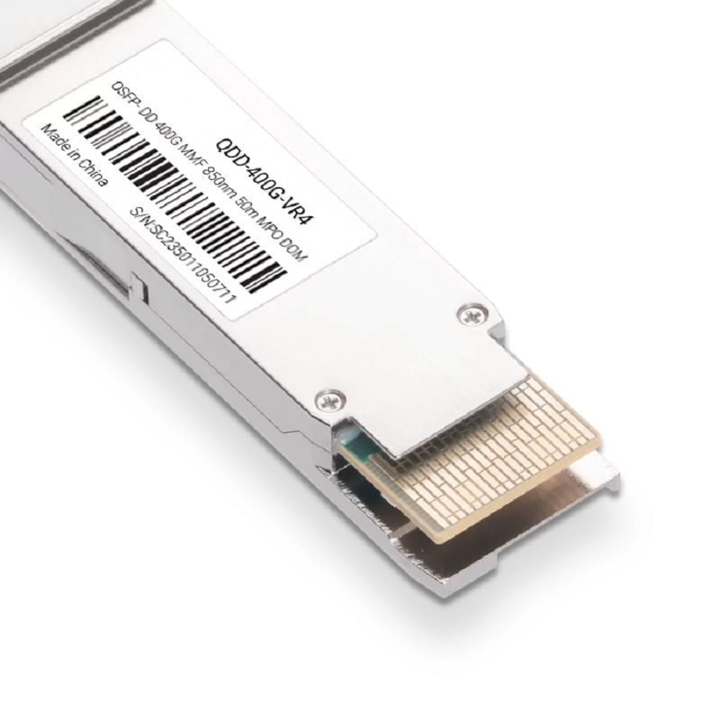 Arista QDD-400G-VSR4 Compatible Broadcom DSP & Broadcom VCSEL 400GBASE-VR4 QSFP-DD PAM4 850nm 50m MTP/MPO-12 MMF Optical Transceiver Module SFPS