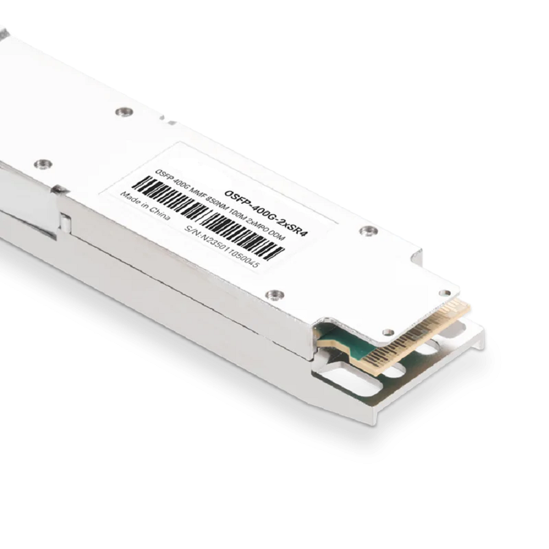 Generic Compatible OSFP-400G-2xSR4 850nm 100m Dual MTP/MPO-12 APC MMF Finned Top Optical Transceiver Module SFPS