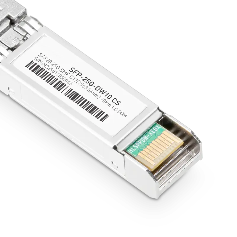Cisco C55 DWDM-SFP25G-33.47 Compatible 25GBASE-DW10 SFP28 C55 10km Duplex LC Transceiver Module for SMF SFPS