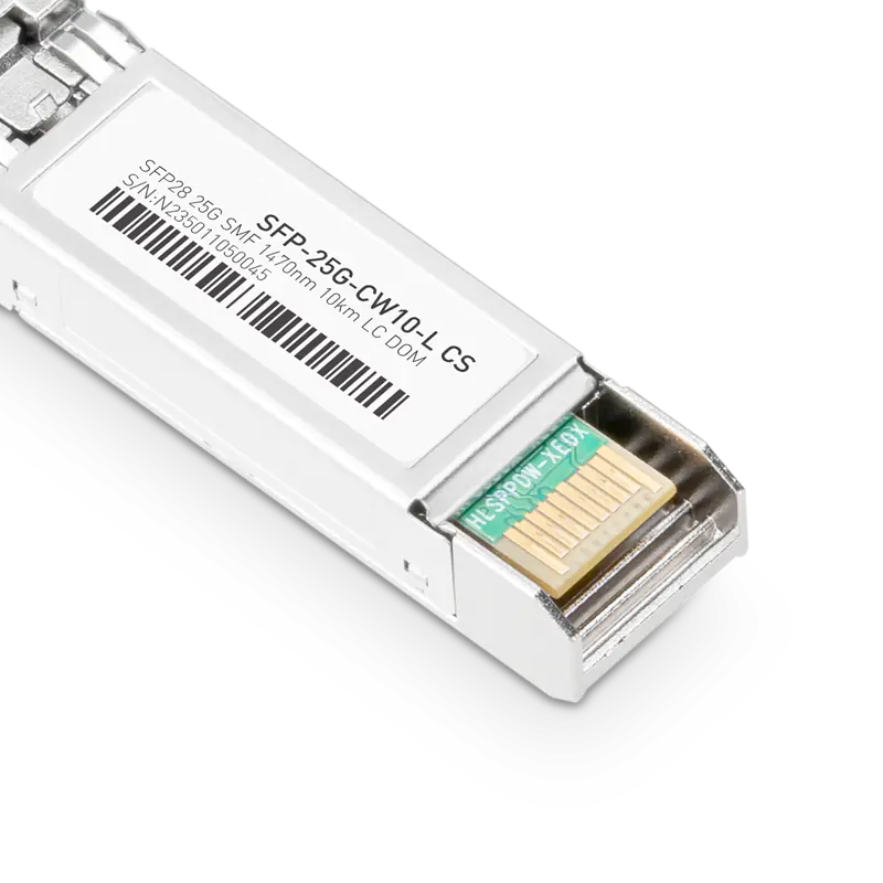 Brocade XBR-SFP25G1470-10 Compatible 25GBASE-CW10-L SFP28 1470nm 10km Duplex LC Transceiver Module for SMF SFPS