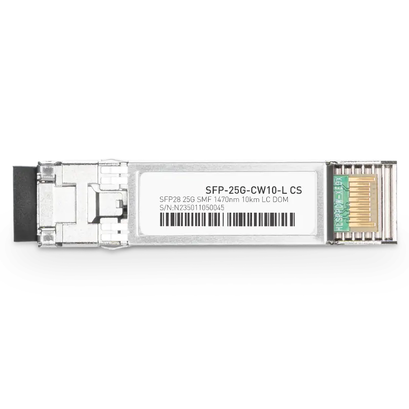 Cisco CWDM-SFP25G-1530-10 Compatible 25GBASE-CW10-L SFP28 1530nm 10km Duplex LC Transceiver Module for SMF SFPS