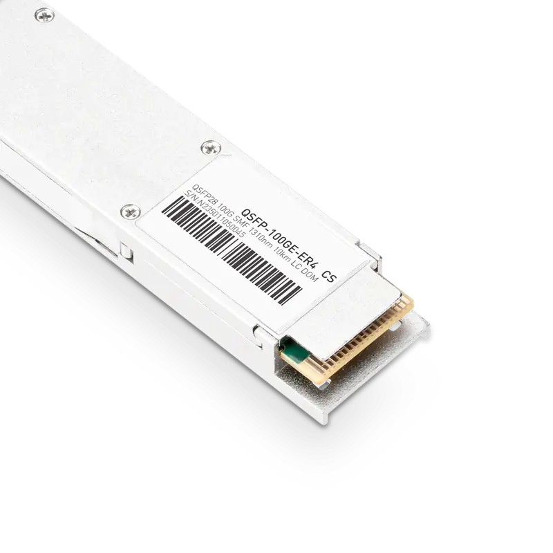 Arista Compatible 100GEBASE-ER4 QSFP28 1310nm 30km (no FEC) 40km (FEC) DOM Duplex LC Transceiver Module for SMF SFPS