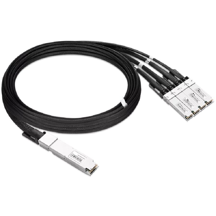 NVIDIA/Mellanox MCA7J75-N004 (980-9I76G-00N004) Compatible ACC 4m (13ft) Twin-port 2x400Gb/s OSFP Finned Top to 4x200Gb/s QSFP112 Flat Top InfiniBand NDR Active Copper Splitter Cable SFPS